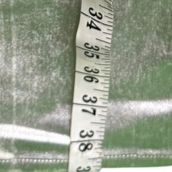 MOTHER The Looker High Waist Skinny Jeans Silver Lining Size 24 NWT Metallic - Picture 7 of 9